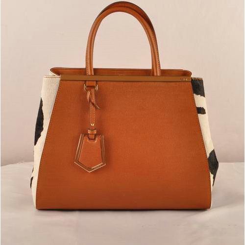 F2552M Fendi 2Jours Saffiiano crine pelle Borsa F2552M